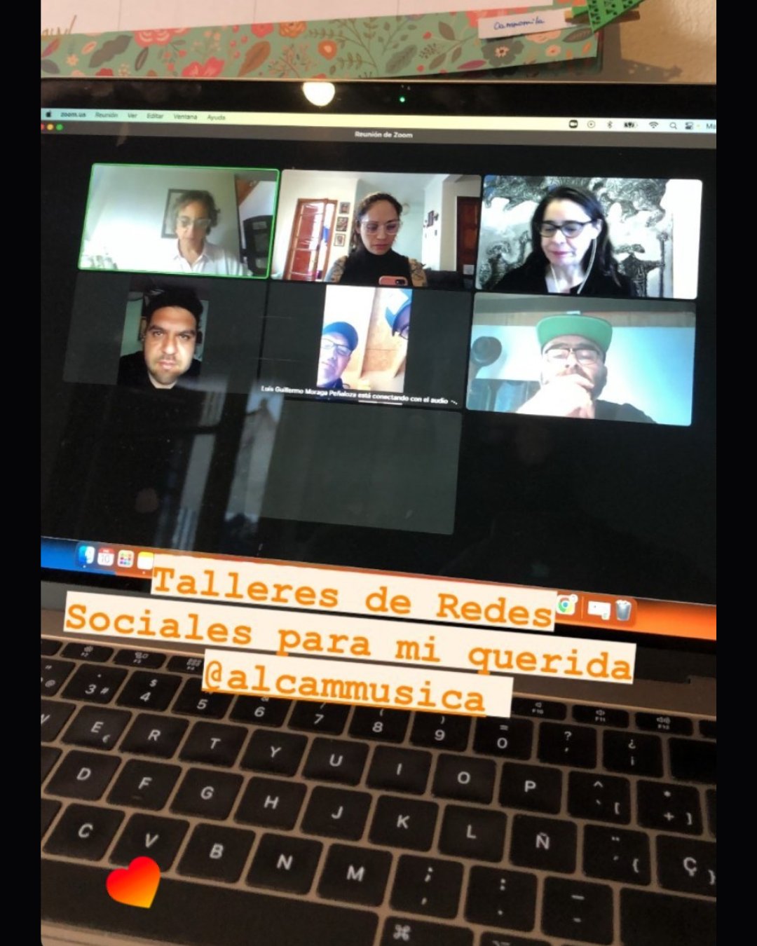Taller de redes sociales online vía Zoom